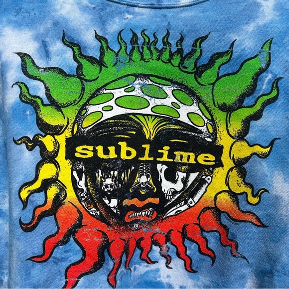 Sublime Blue Tie-Dye Sweater - Picture 3 of 6